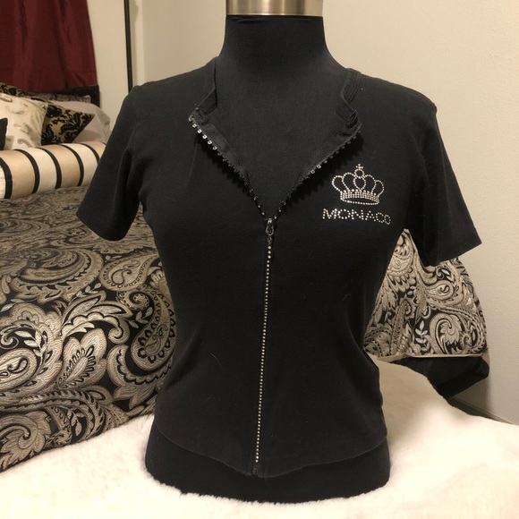 Monaco shirt with gem zipper - Picture 2 of 7